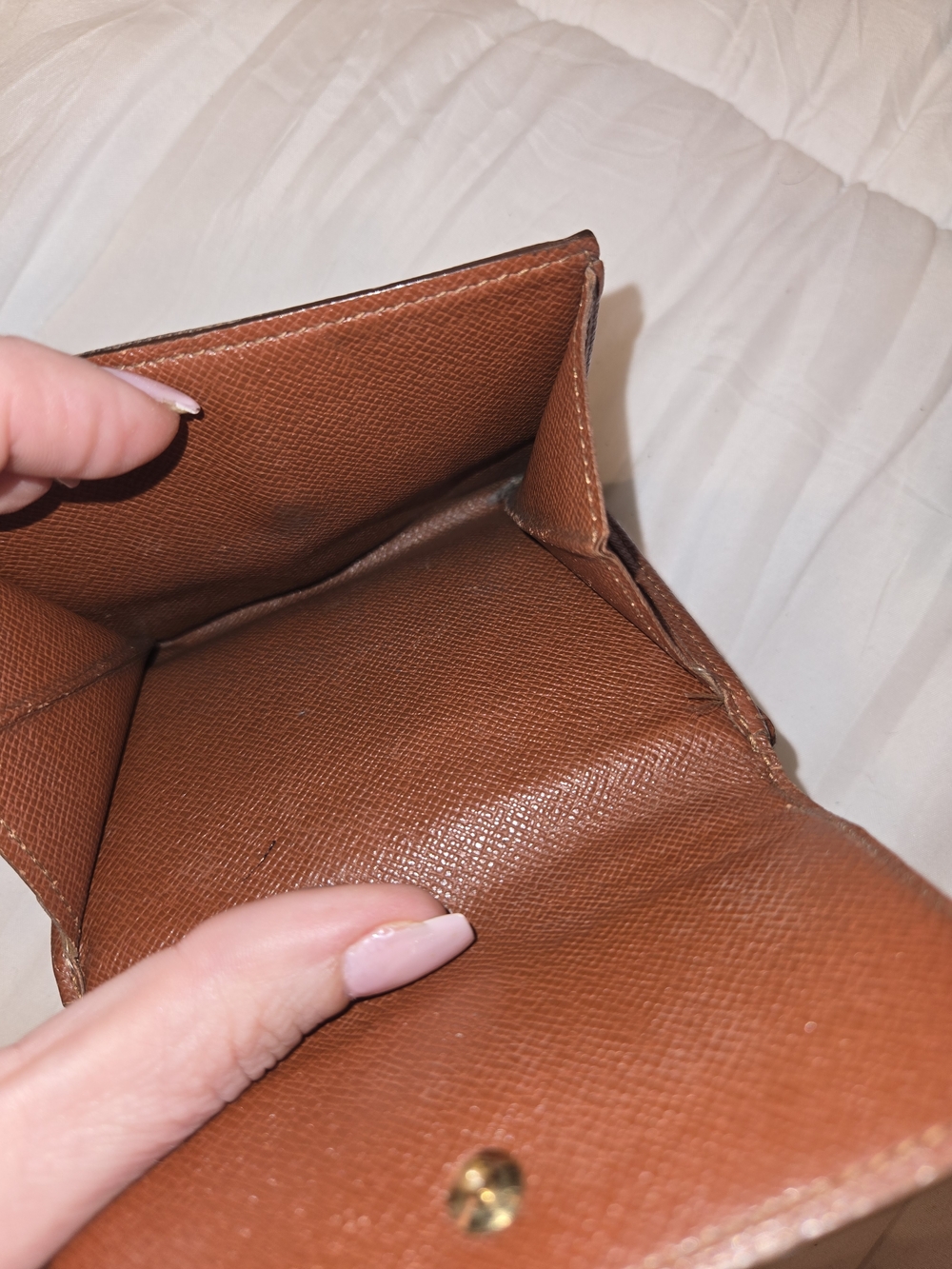 LOUIS VUITtON Brown Monogram Compact Wallet - Picture 10 of 12